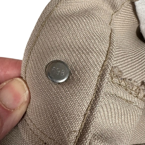 VTG‎ 80s Levis Pants Mens 36x34 Beige Dacron Polyester Straight Scovill Zip USA - Picture 5 of 16